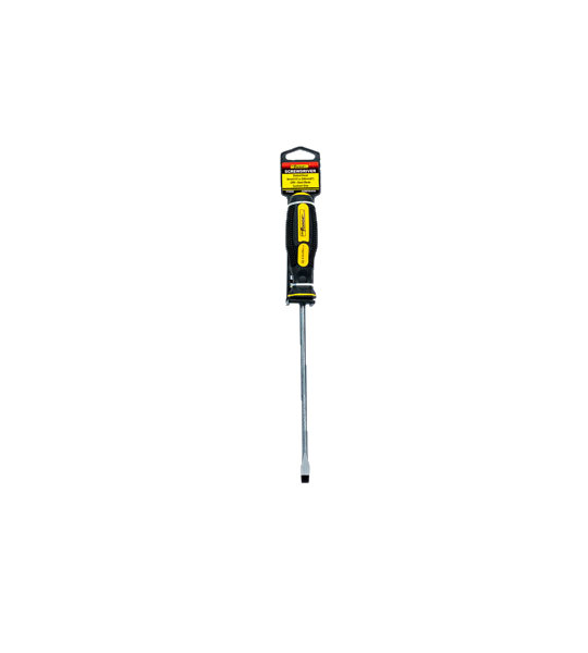 Slotted Head Screwdriver 8 x 200mm, Cushion Grip - Genking Power Services