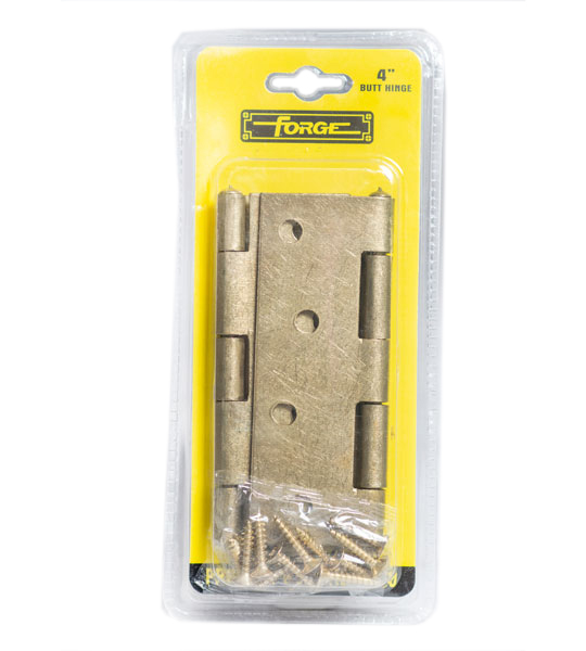 Butt Hinge, 100mm (4in.) – 2 Pack, With Screws