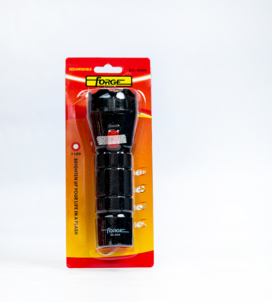 23cm, 9 LED, 2 Stage Switch – Rechargeable Torch